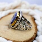 Men's Sterling Silver Blue Sapphire Ring: Royal September Birthstone - Image 5