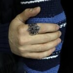 Sterling Silver Dragon Ring with Red Agate - Fantasy Jewelry - Image 8