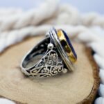 Men's Sterling Silver Blue Sapphire Ring: Royal September Birthstone - Image 6