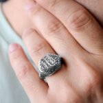 Inscribed Sterling Silver Ring: Ancient Greek Blessing Jewelry - Image 10