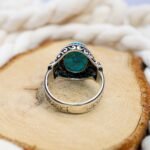 Handmade Sterling Silver Turquoise Ring: Boho Statement Jewelry - Image 10