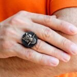 Sterling Silver Wolf Head Sword Ring - Viking Gothic Jewelry - Image 7