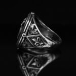 Sterling Silver Fleur De Lis Ring – Victorian Art Deco French Jewelry - Image 5