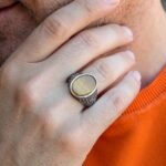 Sterling Silver Tiger's Eye Signet Ring: Natural Brown Gemstone - Image 8