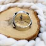 Handmade Sterling Silver Quartz Ring - Modern Mens Statement Jewelry - Image 7