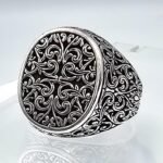 Sterling Silver Mens Celtic Ring: Handmade Vintage Jewelry - Image 7