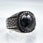 Mens Handmade Ring, Black Onyx Men Silver Ring, Oval Gemstone Ring, 925 Sterling Silver Men Ring, Anniversary Gifts - Image 7