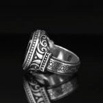 Handmade Sterling Silver Black Onyx Ring - Turkish Design - Image 5