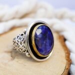 Men's Sterling Silver Blue Sapphire Ring: Royal September Birthstone - Image 2