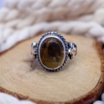 Sterling Silver Citrine Ring: Yellow Gemstone, November Birthstone - Image 3