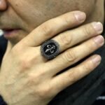 Sterling Silver Fleur De Lis Ring – Victorian Art Deco French Jewelry - Image 8