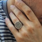 Sterling Silver Mens Celtic Ring: Handmade Vintage Jewelry - Image 2