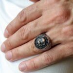 Sterling Silver Lion Ring: Black Onyx Stone, Gothic Warrior Jewelry - Image 7