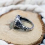 Inscribed Sterling Silver Ring: Ancient Greek Blessing Jewelry - Image 5