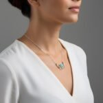 One of a Kind Turquoise Necklace – Handmade 925 Sterling Silver Turquoise Pendant – OOAK Artisan Statement Jewelry - Image 2