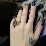 Natural Oval Rutile Quartz Ring in 925 Sterling Silver, Handmade Statement Ring for Her - Image 6