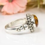 Baltic Amber Ring: Handmade 925 Sterling Silver Gemstone - Image 8