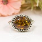 Baltic Amber Ring: Handmade 925 Sterling Silver Gemstone - Image 4