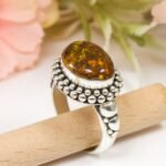 Baltic Amber Ring: Handmade 925 Sterling Silver Gemstone - Image 6