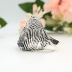 Galaxy Inspired Adjustable Ring, Celestial Zircon Statement Ring, Oxidized Silver Cosmic Star Ring, Unique Artisan Jewelry - Image 5