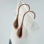 Sterling Silver Tear Drop Hoop Earrings: Modern Lightweight Jewelry - Image 10