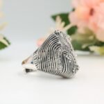 Galaxy Inspired Adjustable Ring, Celestial Zircon Statement Ring, Oxidized Silver Cosmic Star Ring, Unique Artisan Jewelry - Image 10