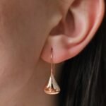 Sterling Silver Tear Drop Hoop Earrings: Modern Lightweight Jewelry - Image 4