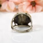 Natural Oval Rutile Quartz Ring in 925 Sterling Silver, Handmade Statement Ring for Her - Image 11