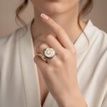 Shiva Eye Shell Ring, Sterling Silver Boho Statement Jewelry - Image 5