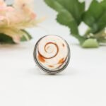 Shiva Eye Shell Ring, Sterling Silver Boho Statement Jewelry - Image 7