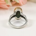 Handmade Sterling Silver Malachite Ring: Green Gemstone Jewelry - Image 8