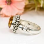 Baltic Amber Ring: Handmade 925 Sterling Silver Gemstone - Image 7
