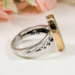 Handmade Sterling Silver Malachite Ring: Green Gemstone Jewelry - Image 7