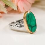 Handmade Sterling Silver Malachite Ring: Green Gemstone Jewelry - Image 5